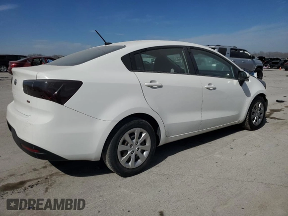 2013 Kia Rio LX with VIN KNADM4A3XD6258368, listed as a Copart auction lot 47039125 with 175,102 mi miles and Clean Title. Bid and sale history available at DreamBid. Image 3.