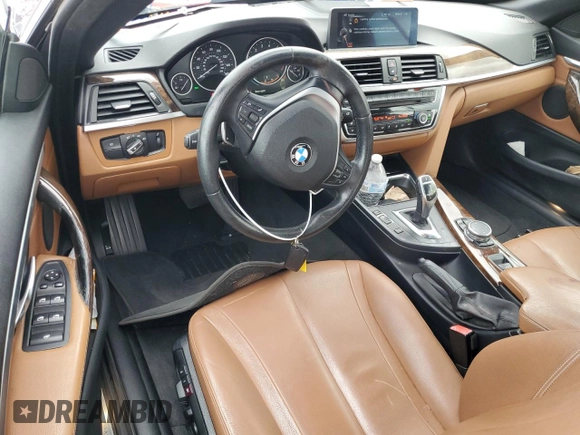 2015 BMW 4 Series 428i with VIN WBA3V7C51F5A24110, listed as a Copart auction lot 44643575 with 77,423 mi miles and Salvage Title. Bid and sale history available at carsss.com. Image 8.
