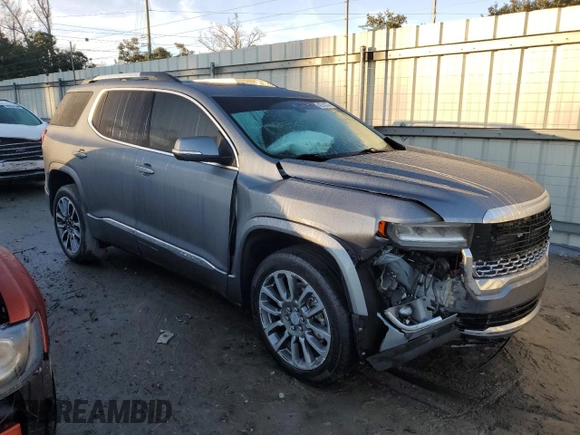 2022 GMC Acadia Denali with VIN 1GKKNPLS4NZ104286, listed as a Copart auction lot 42752335 with 74,588 mi miles and Salvage Title. Bid and sale history available at carsss.com. Image 4.
