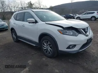 2014 Nissan Rogue SL with VIN 5N1AT2MV6EC853940, listed as a IAAI auction lot 41866987 with 88,192 mi miles. Bid and sale history available at carsss.com. Image 1.