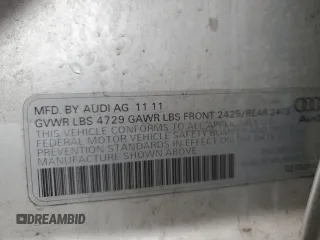 2012 Audi A4 2.0T Premium with VIN WAUAFAFL9CN016874, listed as a Copart auction lot 82851444 with 124,254 mi miles and Salvage Title. Bid and sale history available at carsss.com. Image 12.