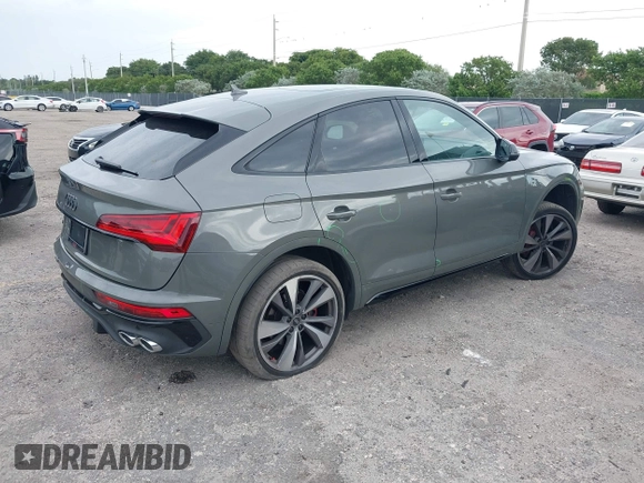 2023 Audi SQ5 Sportback Premium Plus with VIN WA124AFY7P2070703, listed as a IAAI auction lot 40912148 with 19,414 mi miles and . Bid and sale history available at DreamBid. Image 4.