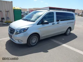 2017 Mercedes-Benz Metris Passenger Van with VIN WD4PG2EE4H3227394, listed as a IAAI auction lot 41722636 with 142,308 mi miles. Bid and sale history available at carsss.com. Image 2.