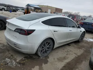 2018 Tesla Model 3 Long Range Battery with VIN 5YJ3E1EB8JF131131, listed as a Copart auction lot 45170685 with 135,544 mi miles and Salvage Title. Bid and sale history available at DreamBid. Image 3.