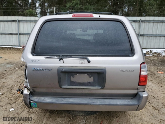 2001 Toyota 4Runner Limited with VIN JT3HN87R410334089, listed as a Copart auction lot 41835795 with 204,697 mi miles and Salvage Title. Bid and sale history available at carsss.com. Image 6.