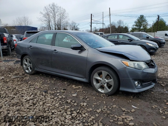 2014 Toyota Camry SE with VIN 4T1BK1FK1EU023686, listed as a Copart auction lot 50473665 with 0 mi miles and Salvage Title. Bid and sale history available at carsss.com. Image 4.