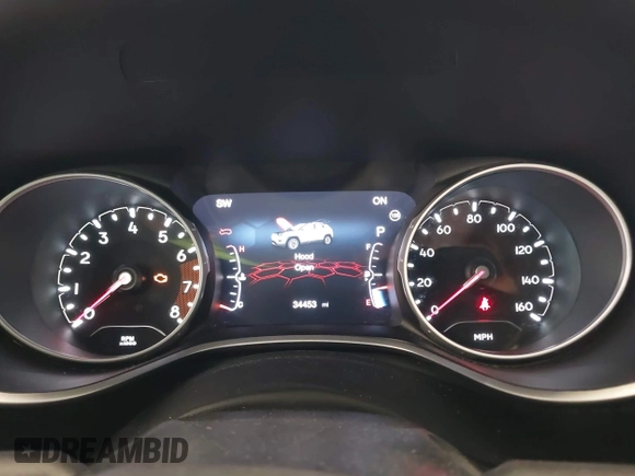 2021 Jeep Compass Altitude z VIN 3C4NJDBB0MT552227, wystawiony jako IAAI lot #41731839 z przebiegiem 34 453 mil mil oraz . Historia ofert i sprzedaży dostępna na DreamBid. Obrazek 7.