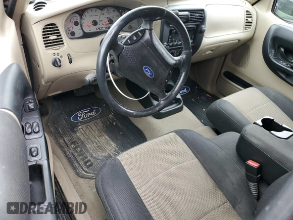 2003 Ford Ranger XLT Appearance with VIN 1FTYR44E23PB88604, listed as a Copart auction lot 47453325 with 121,293 mi miles and Salvage Title. Bid and sale history available at carsss.com. Image 8.