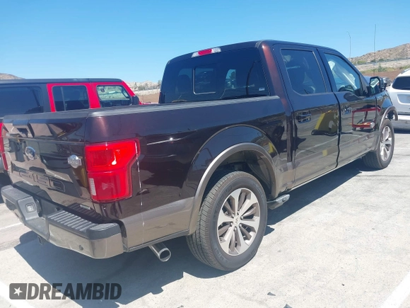 2019 Ford F-150 XL with VIN 1FTEW1C49KFA81198, listed as a IAAI auction lot 42212117 with 82,899 mi miles and . Bid and sale history available at DreamBid. Image 4.