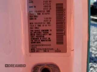 2021 Nissan NV200 SV z VIN 3N6CM0KN2MK692493, wystawiony jako Copart lot #51124205 z przebiegiem 87 704 mil mil oraz Nie do naprawy • Non repairable. Historia ofert i sprzedaży dostępna na DreamBid. Obrazek 13.