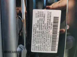 2022 Honda Passport TrailSport with VIN 5FNYF8H6XNB003764, listed as a Copart auction lot 56180195 with 61,515 mi miles and Salvage title. Bid and sale history available at DreamBid. Image 13.