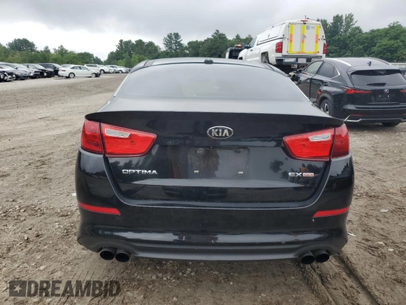2015 Kia Optima EX with VIN 5XXGN4A76FG389186, listed as a Copart auction lot 63968605 with 73,598 mi miles and Clean title. Bid and sale history available at DreamBid. Image 6.