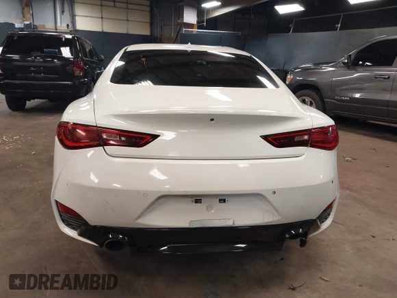 2018 Infiniti Q60 RED SPORT 400 with VIN JN1FV7EL3JM630017, listed as a IAAI auction lot 41697880 with 73,951 mi miles. Bid and sale history available at carsss.com. Image 16.