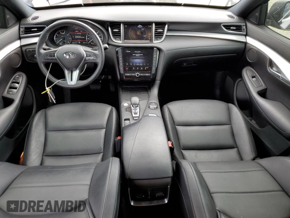2020 Infiniti QX50 Luxe with VIN 3PCAJ5M38LF120752, listed as a Copart auction lot 52937595 with 40,001 mi miles and Salvage title. Bid and sale history available at DreamBid. Image 8.