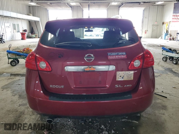 2012 Nissan Rogue SV with VIN JN8AS5MV6CW351521, listed as a Copart auction lot 54097525 with 80,615 mi miles and Non Repairable. Bid and sale history available at carsss.com. Image 6.