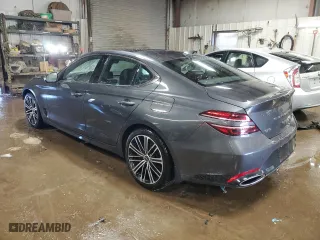 2022 Genesis G70 3.3T with VIN KMTG54TE7NU084124, listed as a Copart auction lot 50022085 with 22,338 mi miles and Salvage Title. Bid and sale history available at carsss.com. Image 2.