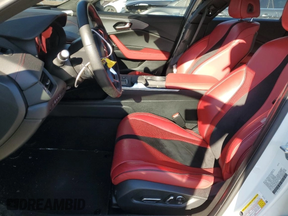 2023 Acura TLX Type S with VIN 19UUB7F98PA002790, listed as a Copart auction lot 43881115 with 53,905 mi miles and Salvage Title. Bid and sale history available at DreamBid. Image 7.