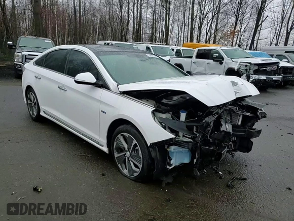 2018 Hyundai Sonata Hybrid Limited with VIN KMHE34L39JA087253, listed as a Copart auction lot 51690735 with 109,720 mi miles and Salvage Title. Bid and sale history available at carsss.com. Image 10.