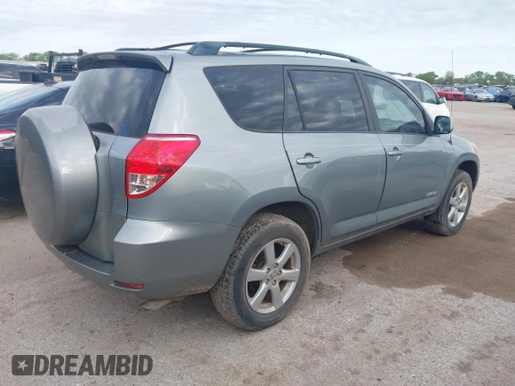 2007 Toyota RAV4 Limited with VIN JTMZD31V476039804, listed as a IAAI auction lot 41919990 with 205,890 mi miles. Bid and sale history available at carsss.com. Image 4.