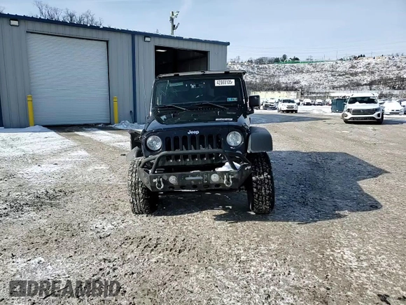 2018 Jeep Wrangler JK Unlimited Sport S with VIN 1C4BJWDG3JL854707, listed as a Copart auction lot 42000105 with 92,903 mi miles and Salvage Title. Bid and sale history available at carsss.com. Image 14.