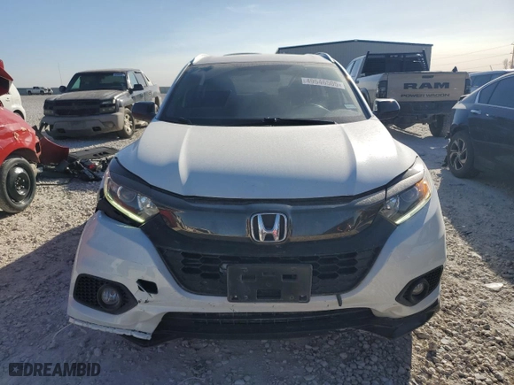 2022 Honda HR-V Sport with VIN 3CZRU6H12NM726758, listed as a Copart auction lot 49546505 with 42,331 mi miles and Salvage Title. Bid and sale history available at carsss.com. Image 5.