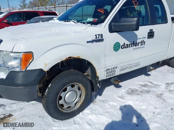 2011 Ford F-150 XL with VIN 1FTFX1EF5BKD79951, listed as a IAAI auction lot 41603505 with 144,483 mi miles. Bid and sale history available at carsss.com. Image 6.