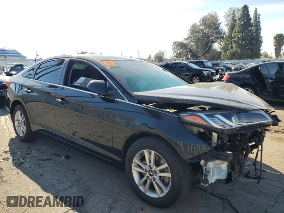 2017 Hyundai Sonata SE with VIN 5NPE24AF1HH529336, listed as a Copart auction lot 50405085 with 55,858 mi miles and Salvage Title. Bid and sale history available at DreamBid. Image 4.