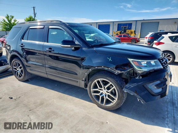 2017 Ford Explorer Sport с VIN 1FM5K8GT6HGD41027, выставлен на аукционе Copart как лот 59984045 с пробегом 114 418 миль миль и Списание • Salvage title. История ставок и продаж доступна на DreamBid. Изображение 4.
