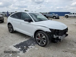 2023 Audi SQ5 Sportback Premium Plus with VIN WA124AFY7P2025115, listed as a Copart auction lot 45797234 with 9,207 mi miles and . Bid and sale history available at DreamBid. Image 4.