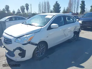 2019 Mitsubishi Mirage G4 ES with VIN ML32F3FJ0KHF01618, listed as a IAAI auction lot 41992596 with 66,512 mi miles. Bid and sale history available at carsss.com. Image 6.