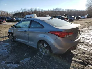 2013 Hyundai Elantra Coupe GS PZEV with VIN KMHDH6AEXDU016515, listed as a Copart auction lot 83543544 with 127,508 mi miles and Salvage Title. Bid and sale history available at carsss.com. Image 2.