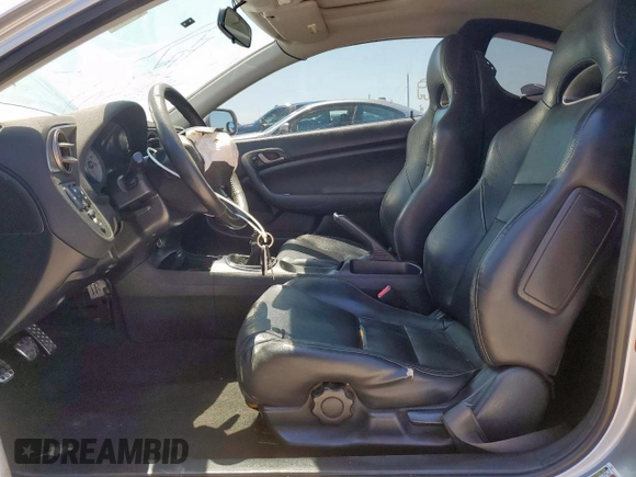 2006 Acura RSX Type S with VIN JH4DC53026S019971, listed as a Copart auction lot 58952515 with 169,637 mi miles and Salvage title. Bid and sale history available at DreamBid. Image 7.