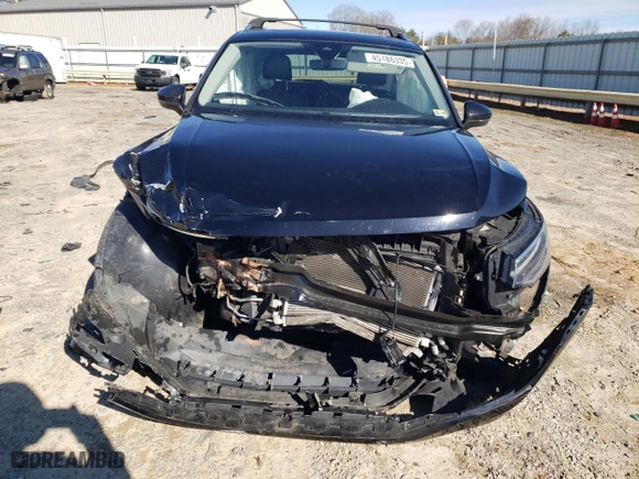 2022 Volkswagen Tiguan SE with VIN 3VV2B7AX5NM072373, listed as a Copart auction lot 45186335 with 48,159 mi miles and Salvage Title. Bid and sale history available at carsss.com. Image 5.