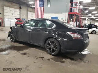 2014 Nissan Maxima 3.5 SV w/Sport Pkg with VIN 1N4AA5APXEC479713, listed as a Copart auction lot 86170314 with 127,179 mi miles and Salvage Title. Bid and sale history available at carsss.com. Image 2.