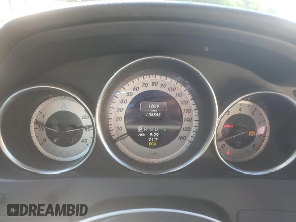 2013 Mercedes-Benz C 350 Sport with VIN WDDGF5HB2DA819212, listed as a Copart auction lot 52918595 with 108,555 mi miles and Salvage Title. Bid and sale history available at DreamBid. Image 9.