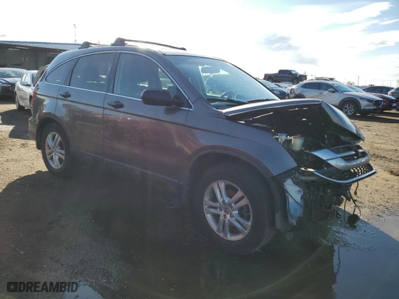 2010 Honda CR-V EX with VIN 5J6RE4H57AL035354, listed as a Copart auction lot 47803255 with 111,557 mi miles and Salvage Title. Bid and sale history available at carsss.com. Image 4.