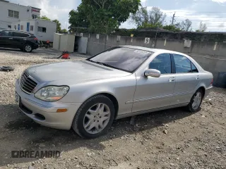 2003 Mercedes-Benz S 430 z VIN WDBNG70J83A354512, wystawiony jako Copart lot #58195225 z przebiegiem 78 502 mil mil oraz Szkoda całkowita • Salvage title. Historia ofert i sprzedaży dostępna na DreamBid. Obrazek 1.