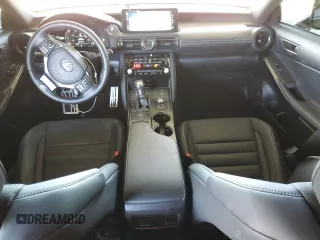 2025 Lexus IS 500 F Sport Performance with VIN JTHAP1D21S5007187, listed as a Copart auction lot 55784875 with 6,084 mi miles and Salvage title. Bid and sale history available at DreamBid. Image 8.