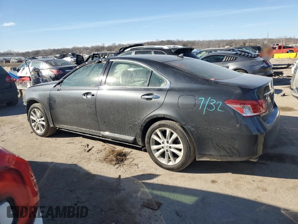 2011 Lexus ES with VIN JTHBK1EG0B2434021, listed as a Copart auction lot 44383675 with 71,182 mi miles and Salvage Title. Bid and sale history available at carsss.com. Image 2.
