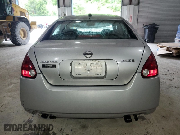 2004 Nissan Maxima SE with VIN 1N4BA41E44C820275, listed as a Copart auction lot 58536285 with 162,507 mi miles and Salvage title. Bid and sale history available at DreamBid. Image 6.