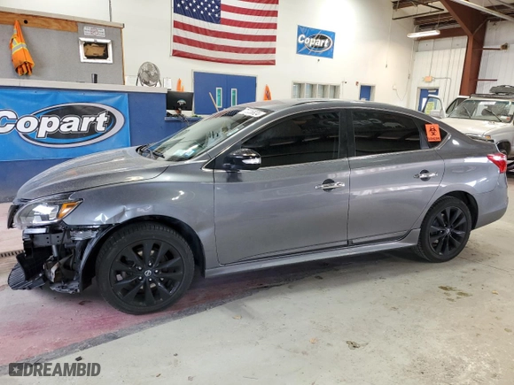 2018 Nissan Sentra SR with VIN 3N1AB7AP3JY235540, listed as a Copart auction lot 77736824 with 75,603 mi miles and Non Repairable. Bid and sale history available at carsss.com. Image 1.