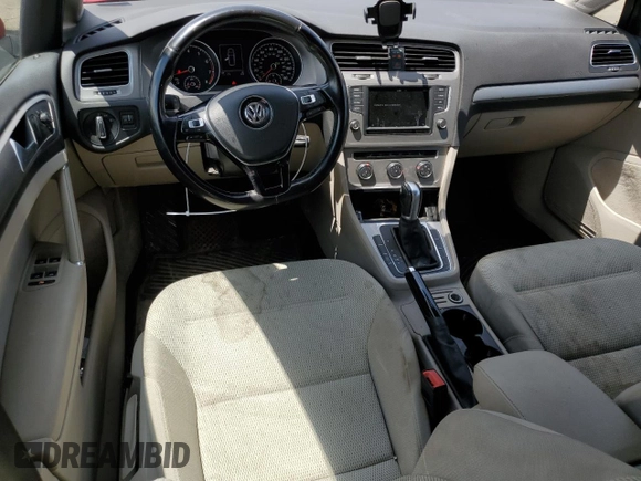 2017 Volkswagen Golf S with VIN 3VW017AU0HM532751, listed as a Copart auction lot 57826395 with 133,710 mi miles and Salvage title. Bid and sale history available at DreamBid. Image 8.