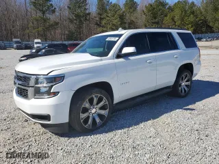 2018 Chevrolet Tahoe LT with VIN 1GNSCBKC8JR250755, listed as a Copart auction lot 45945785 with 150,793 mi miles and Salvage Title. Bid and sale history available at carsss.com. Image 1.