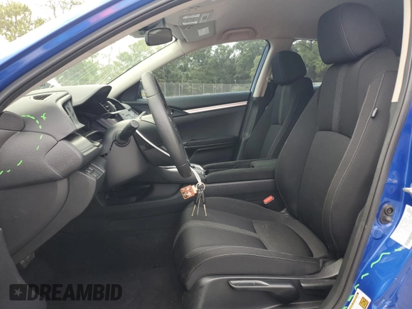 2020 Honda Civic LX with VIN 2HGFC2F69LH575112, listed as a Copart auction lot 55664005 with 33,495 mi miles and Non Repairable. Bid and sale history available at DreamBid. Image 7.