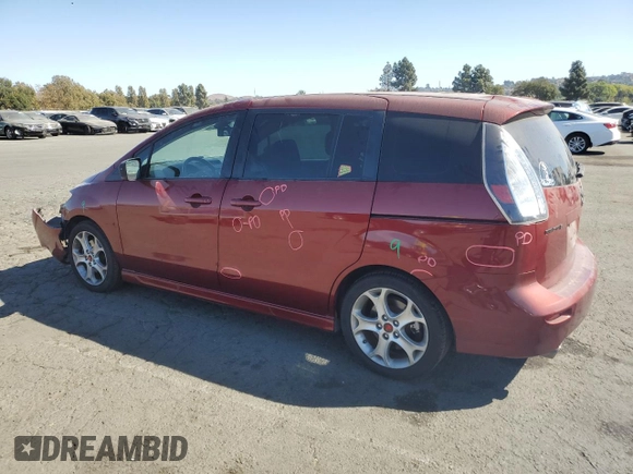 2010 Mazda 5 Sport with VIN JM1CR2WL1A0381830, listed as a Copart auction lot 75285824 with 143,455 mi miles and Salvage Title. Bid and sale history available at DreamBid. Image 2.