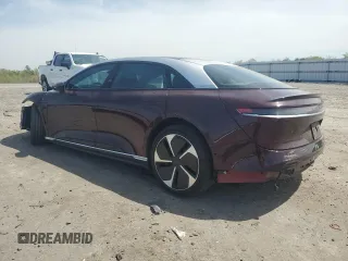2023 Lucid Air Touring z VIN 50EA1TEA9PA004570, wystawiony jako Copart lot #51908985 z przebiegiem Nie podano mil oraz Szkody całkowita. Historia ofert i sprzedaży dostępna na DreamBid. Obrazek 2.