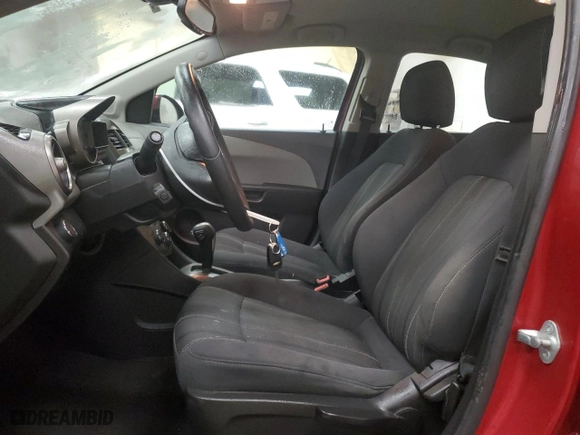 2012 Chevrolet Sonic LT with VIN 1G1JC5SB7C4222161, listed as a Copart auction lot 45002765 with 94,450 mi miles and Clean Title. Bid and sale history available at carsss.com. Image 7.