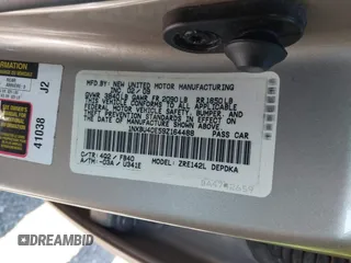 2009 Toyota Corolla with VIN 1NXBU40E59Z164488, listed as a IAAI auction lot 40907058 with 180,161 mi miles. Bid and sale history available at carsss.com. Image 9.
