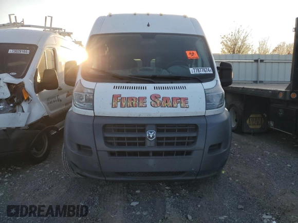 2015 Ram ProMaster Cargo with VIN 3C6TRVDG6FE515888, listed as a Copart auction lot 43841555 with 155,603 mi miles and Salvage Title. Bid and sale history available at carsss.com. Image 5.