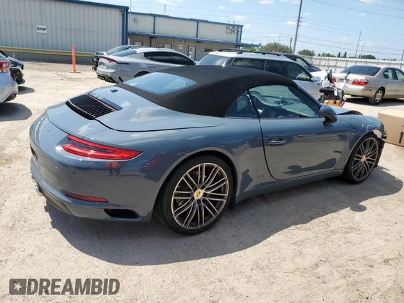 2017 Porsche 911 Carrera with VIN WP0CA2A90HS142156, listed as a Copart auction lot 65839223 with 23,737 mi miles and . Bid and sale history available at DreamBid. Image 3.